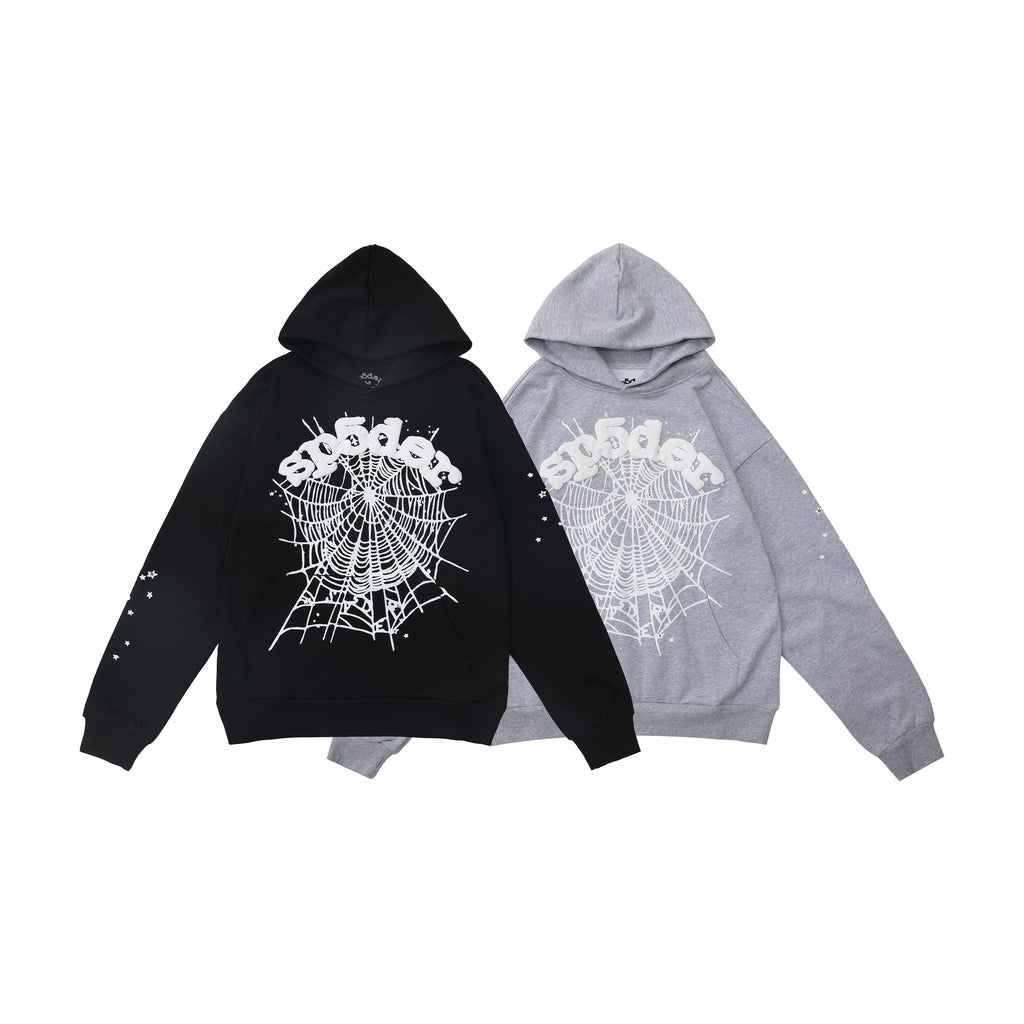 Sp5der OG Web Hoodie Black