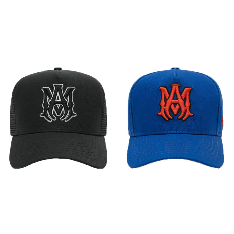 CASADEPT-AMIRI MA STAGGERED AMIRI FULL CANVAS HAT