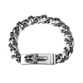 Chrome-Hearts DAGGER ID FANCY LINK CLIP BRACELET -9