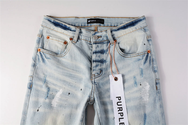 Men's Purple Jeans 9006