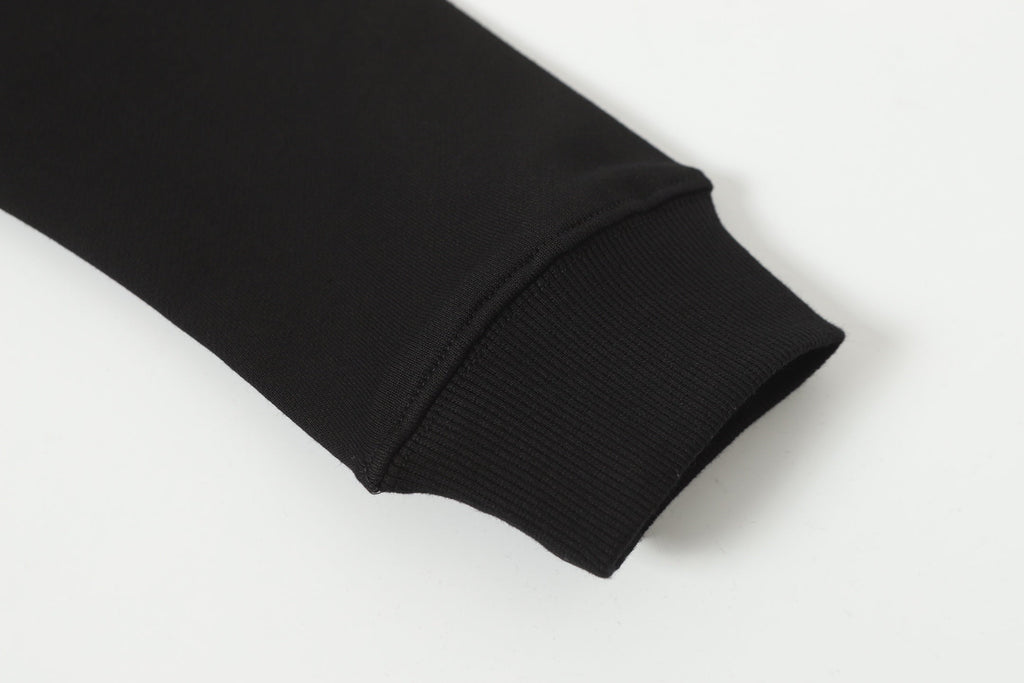 Chrome-Hearts Colorful Rhinestone Hoodie - Black Gothic Street Sweatshirt 2608