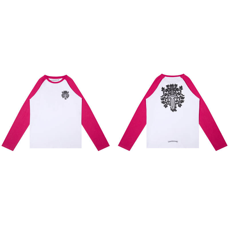 CHROME-HEARTS Men's Long-Sleeve T-shirt Sweatshirt K9001