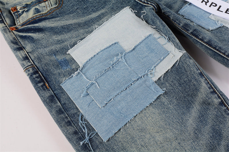 Men's Purple Jeans 9015