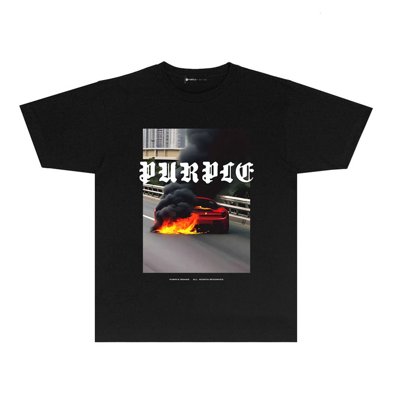 New Purple Short-Sleeve T-Shirt