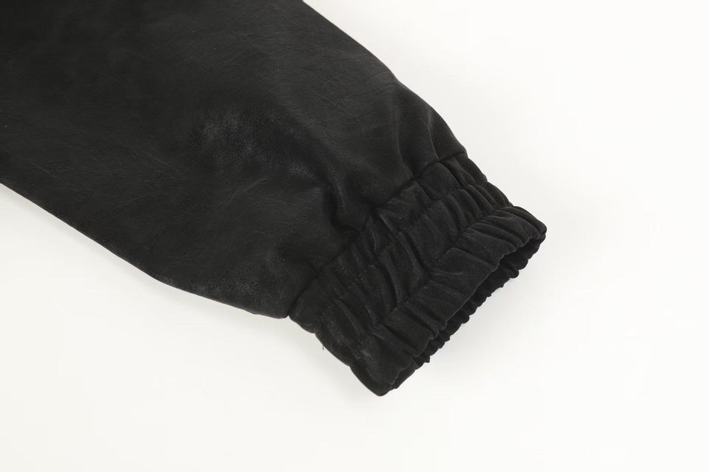 Chrome-Hearts Horseshoe Cross Jacket - Black Street Embroidered Coat 8800