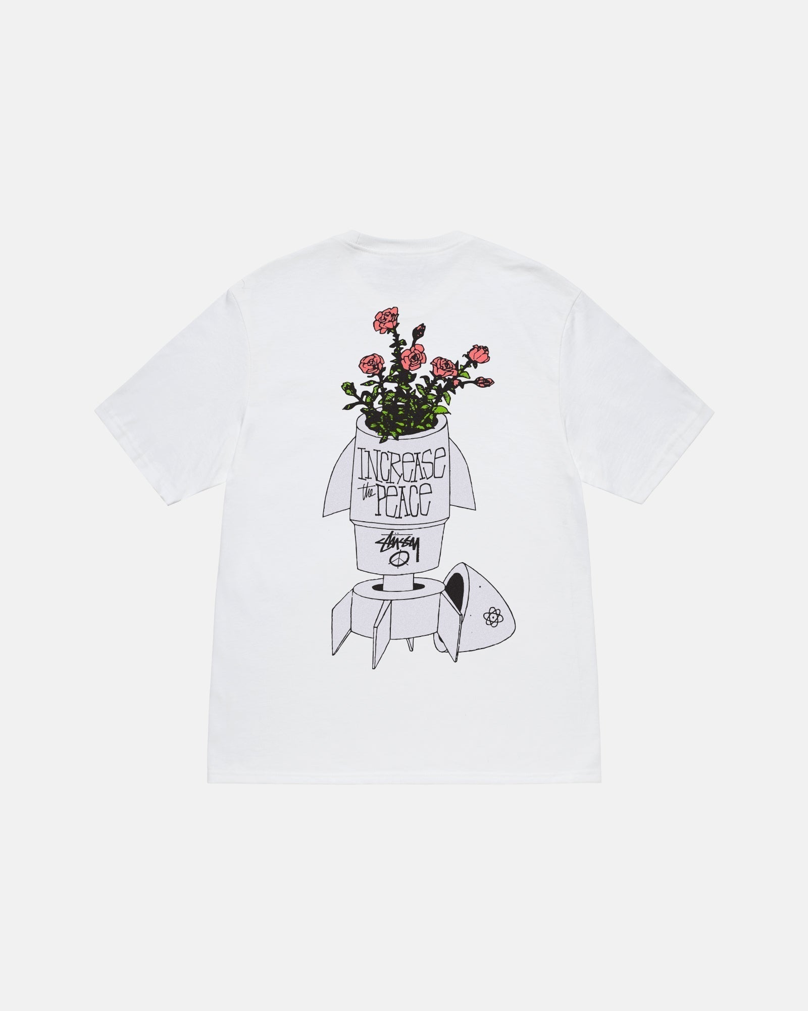 FLOWER BOMB TEE WHITE