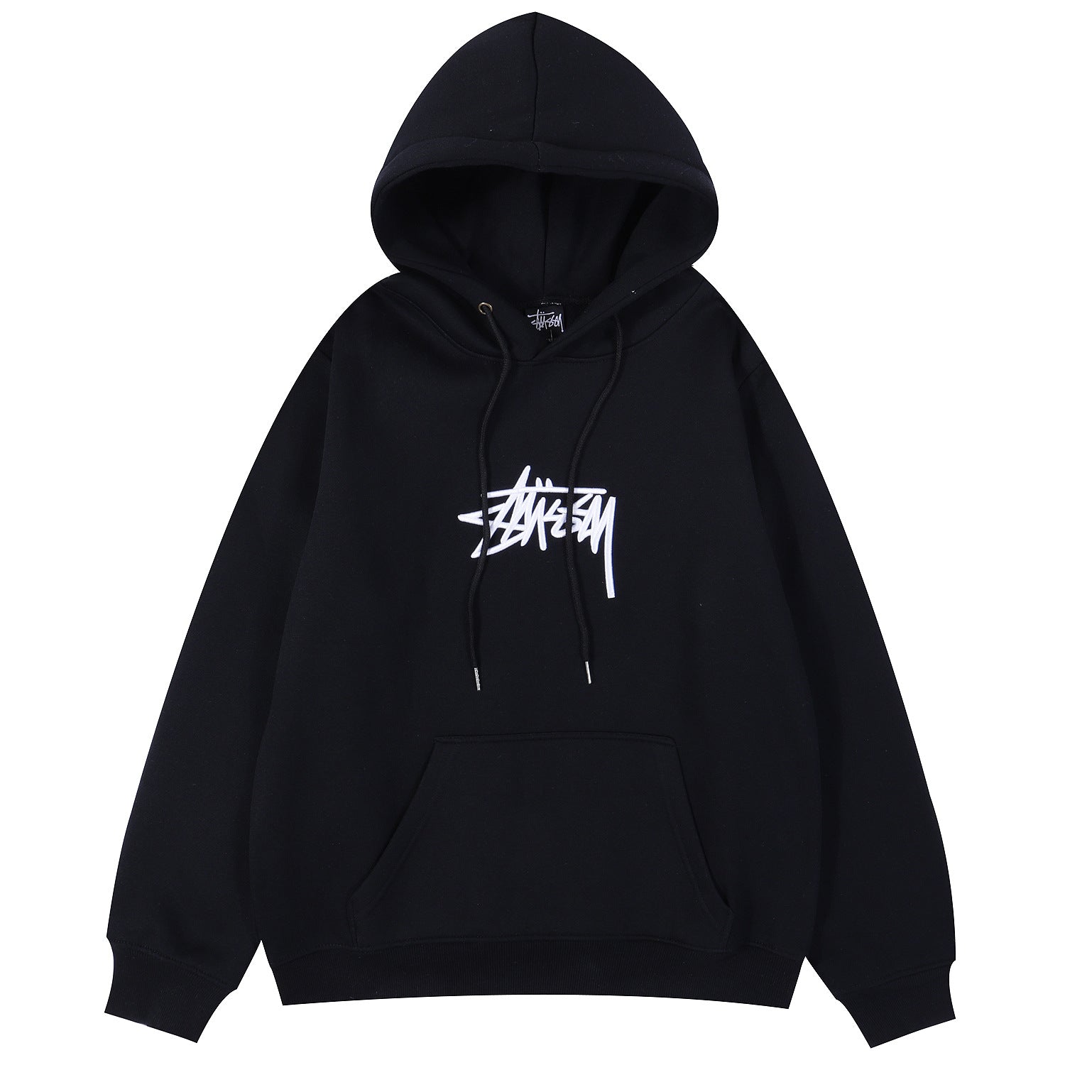 Stussy Hoodie Embroidered Fleece Fashion Hooded Sweater