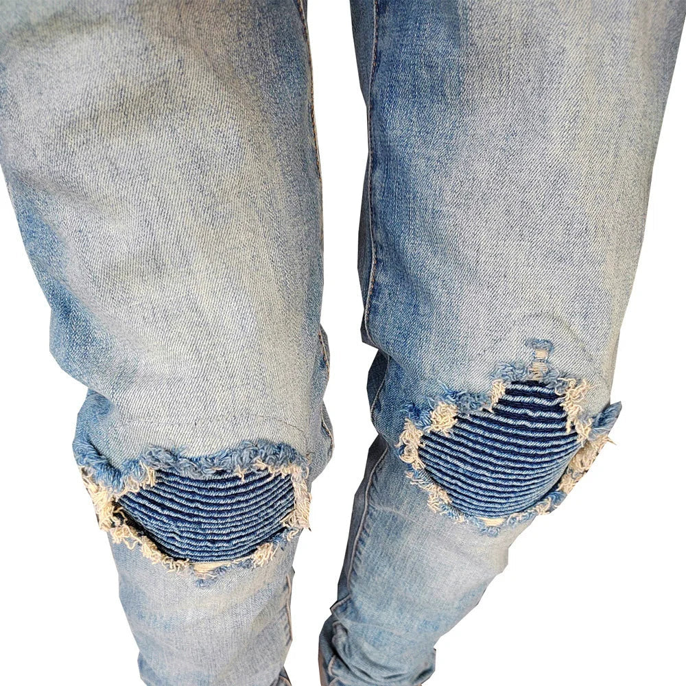 American street fashion jeans