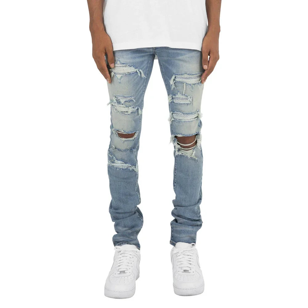 American street fashion jeans