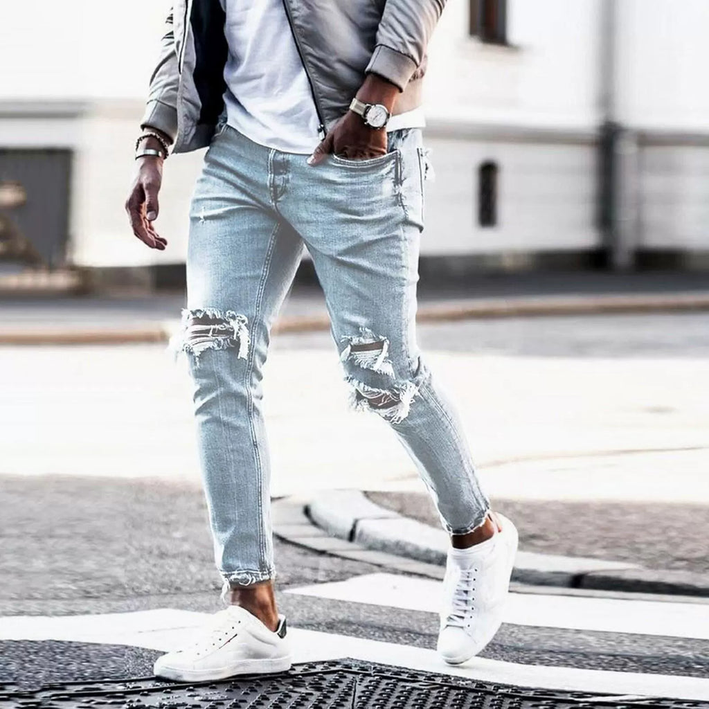 American street fashion jeans